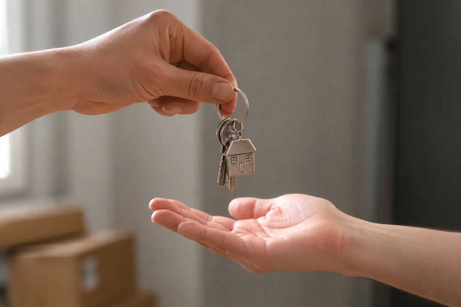 Foto — Schlüsselübergabe bei Wohnungseinzug